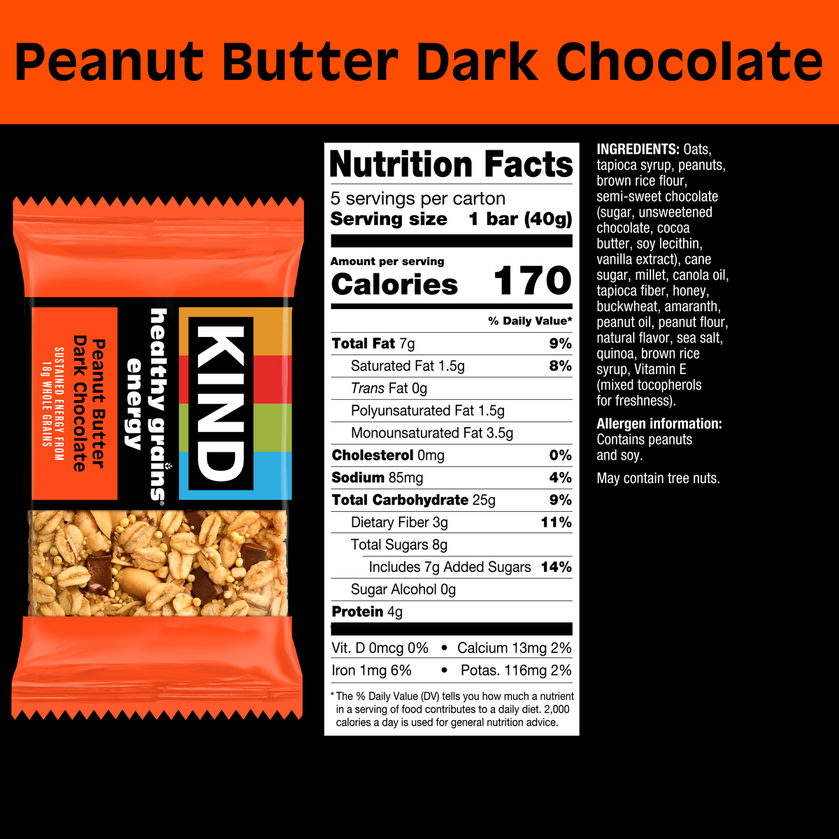 Peanut Butter Dark Chocolate