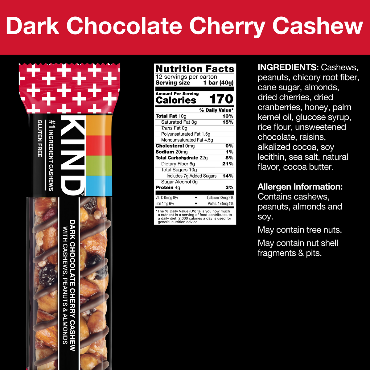 Dark Chocolate Cherry Cashew