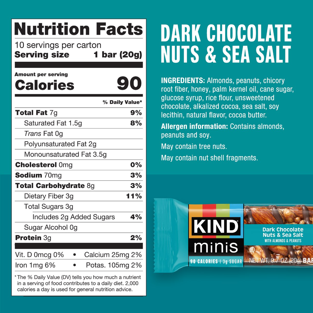 Dark Chocolate Nuts and Sea Salt